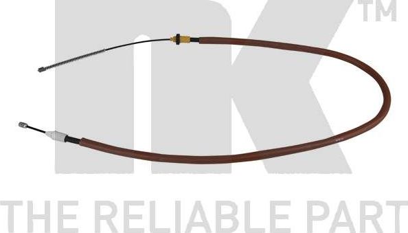 Трос ручника (тросик ручного тормоза) NK. Артикул 903999