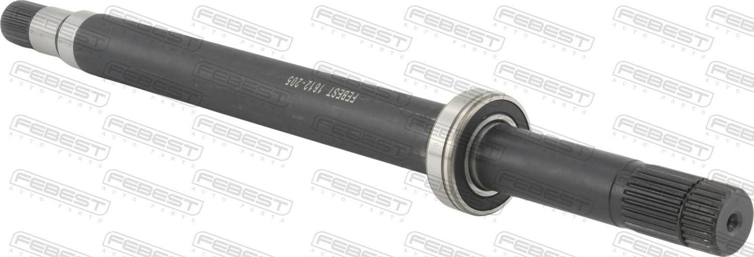 Полуось (привод в сборе, приводной вал) Febest. Артикул 1612-205