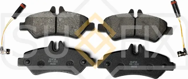 Колодки тормозные задние (Sufix). Артикул SX1332