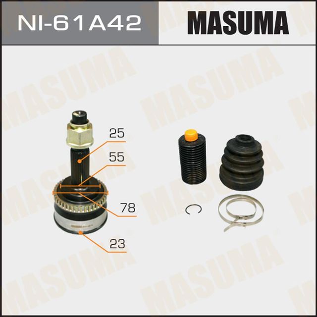 Шрус наружный (граната) Masuma. Артикул NI-61A42