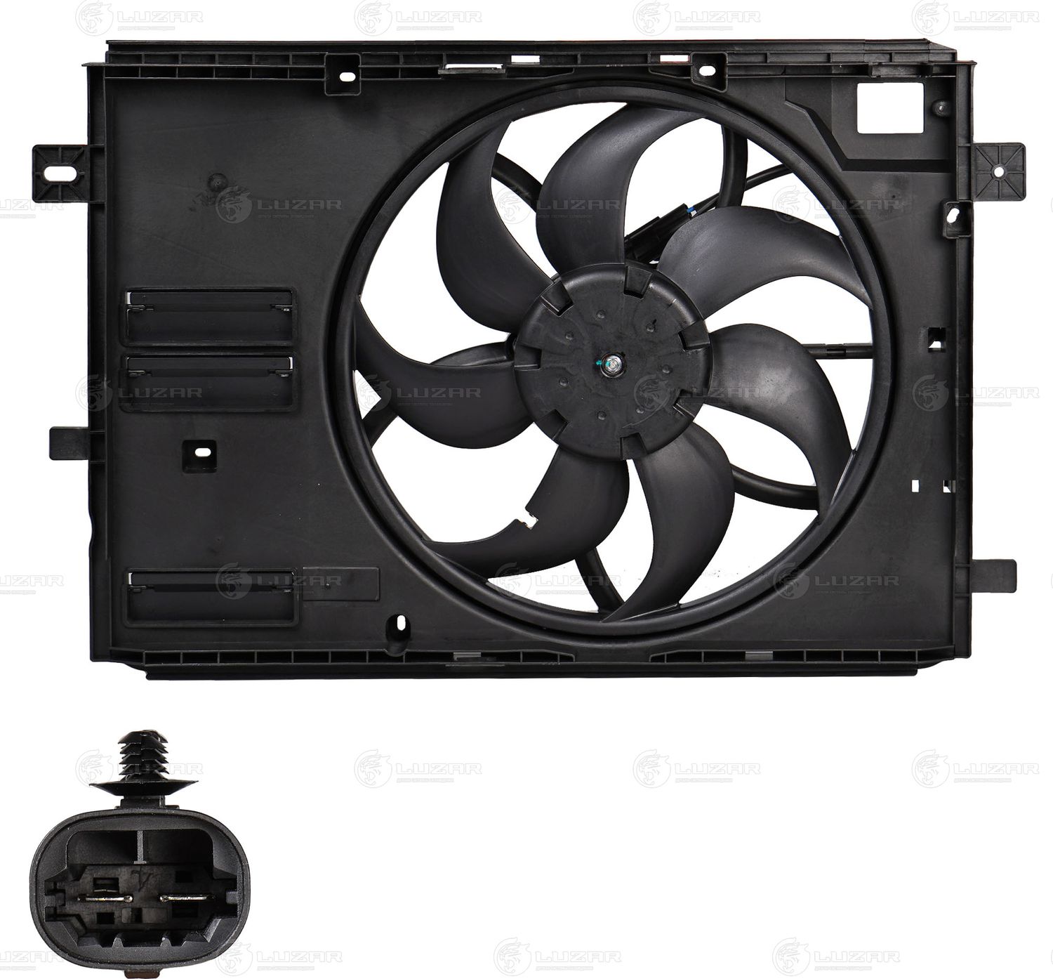 Вентилятор радиатора двигателя Luzar. Артикул LFK 2008