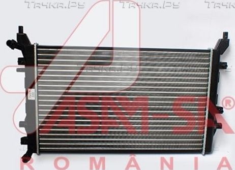 Радиатор охлаждения двигателя ASAM для Skoda Superb II 2008-2015. Артикул 32433