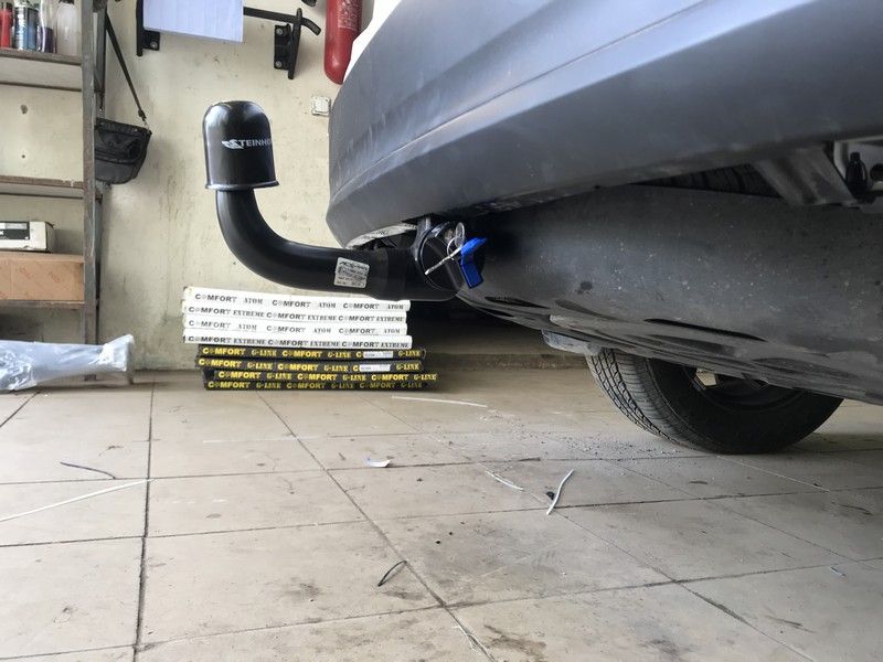 Фаркоп Steinhof для Toyota Highlander III (американская сборка) 2014-2020. Быстросъемный крюк. Артикул T-144