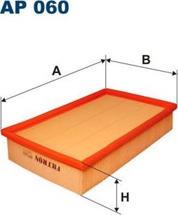 Воздушный фильтр Filtron для Cadillac CTS I 2005-2007. Артикул AP 060
