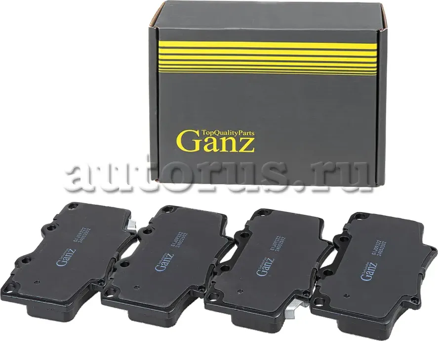 Колодки передние TOYOTA LAND CRUISER 90-98 GANZ GIJ09322 Ganz. Артикул GIJ09322