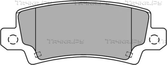 Тормозные колодки Fremax задние для Toyota Corolla E120, E130 2001-2008. Артикул FBP-1364