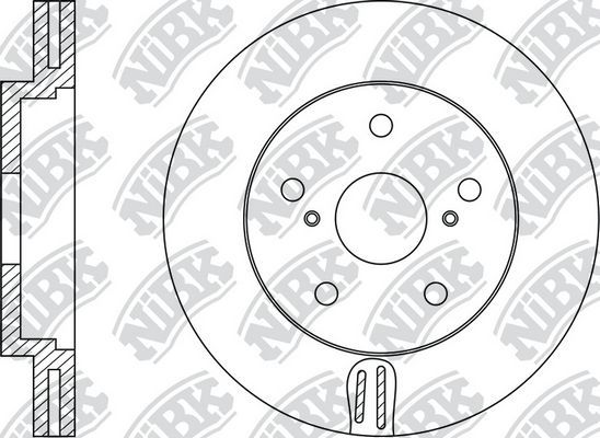 Тормозной диск NiBK. Артикул RN1442
