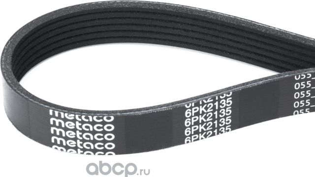 Ремень поликлиновой (Metaco). Артикул 6PK2135
