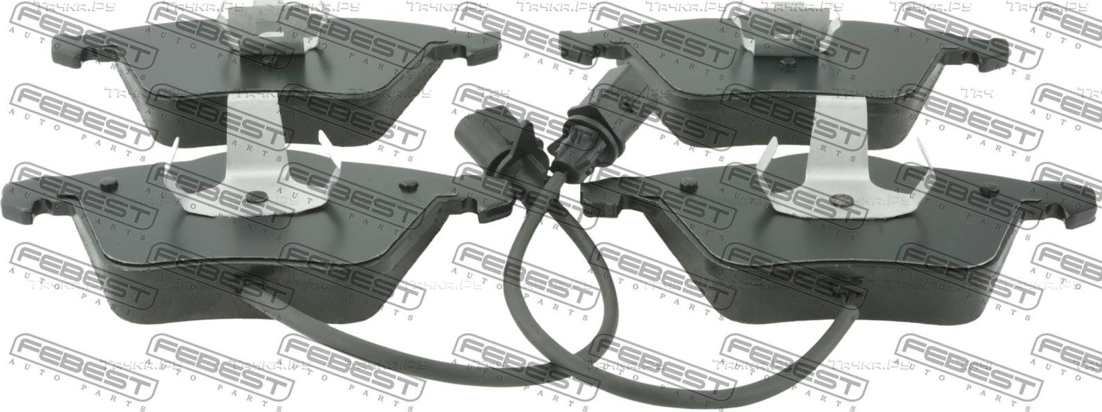 Тормозные колодки Febest. Артикул 1701-8E2F