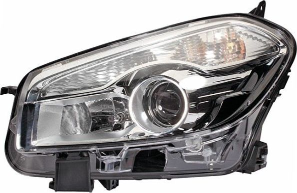 Фара передняя основная Hella правая для Nissan Qashqai I 2010-2013. Артикул 1EL 010 335-061