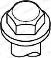 Комплект болтов ГБЦ Payen для Daewoo Tico 1995-2000. Артикул HBS377