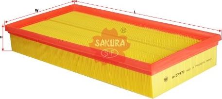 Воздушный фильтр Sakura для Land Rover Range Rover Sport II 2013-2026. Артикул A-37970