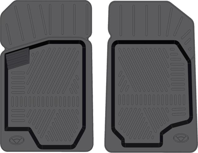 Коврики Rezkon резиновые передние для салона Opel Astra H седан 2004-2015. Артикул 1526010200