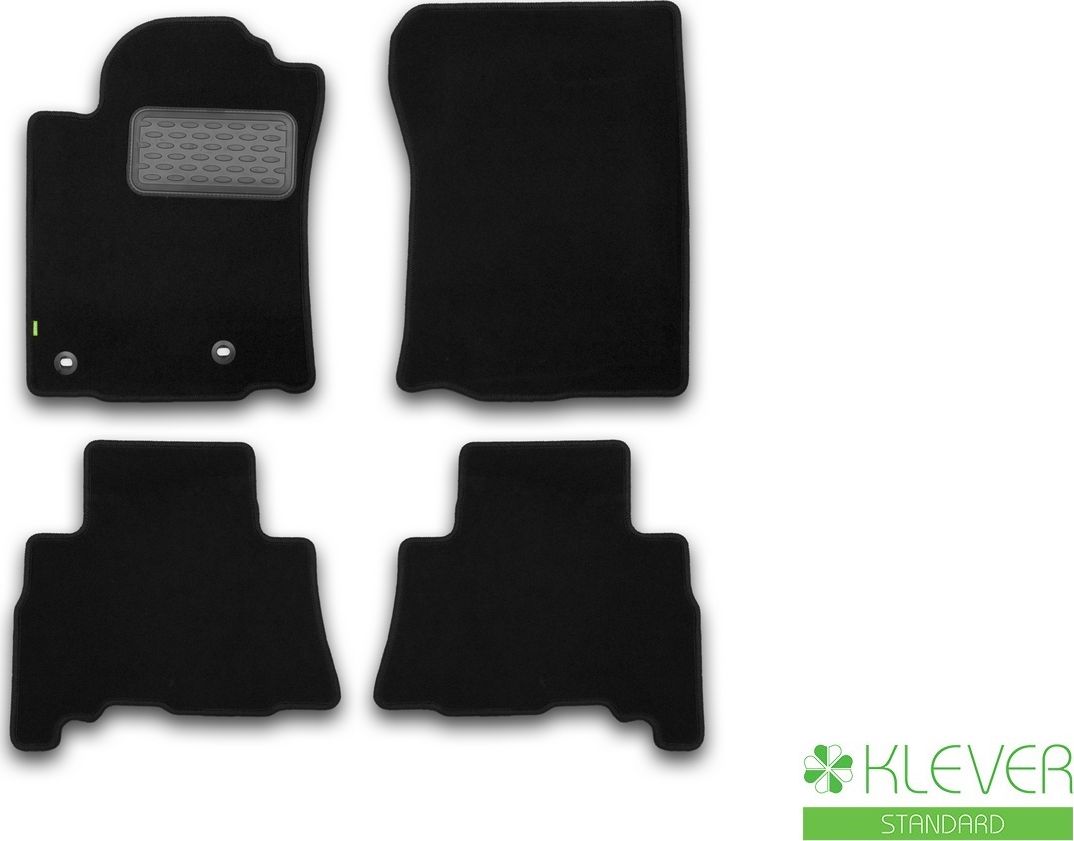 Коврики Klever Standard для салона Toyota Land Cruiser Prado 150 5 мест внедорожник 2013-2017. Артикул KVR02482901210kh