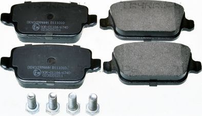 Тормозные колодки Denckermann. Артикул B111010