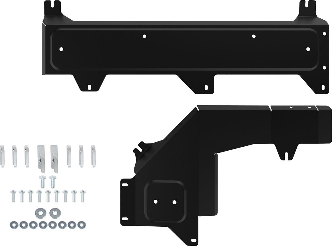 Защита топливных и тормозных магистралей АвтоБроня для Haval Dargo 2022-2026. Артикул 111.09428.1