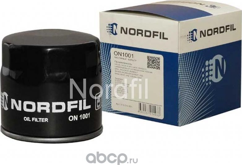 Фильтр масляный LADA 2101-2107  Chevrolet-Niva  Ока (1111) (Nordfil). Артикул on1001