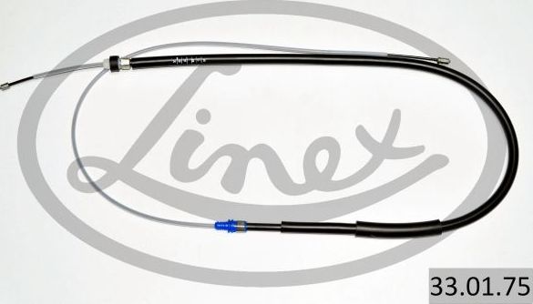 Трос ручника (тросик ручного тормоза) Linex правый/левый для Peugeot 208 I 2012-2019. Артикул 33.01.75