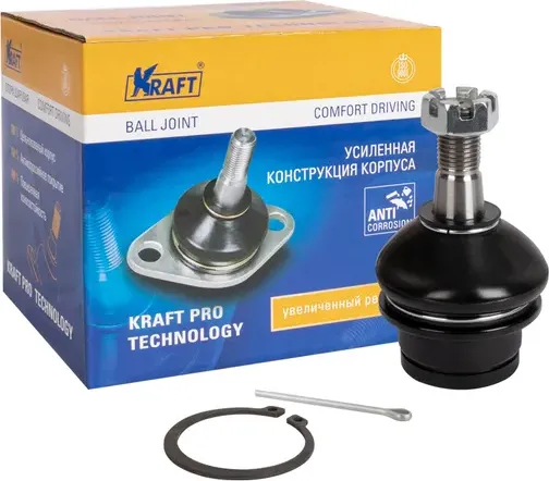 Опора шаровая NISSAN NAVARA 05- 2.3 верх. (Kraft). Артикул KT053311