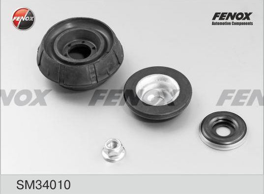 Опора амортизатора (стойки) Fenox передняя для Renault Duster I 2011-2020. Артикул SM34010