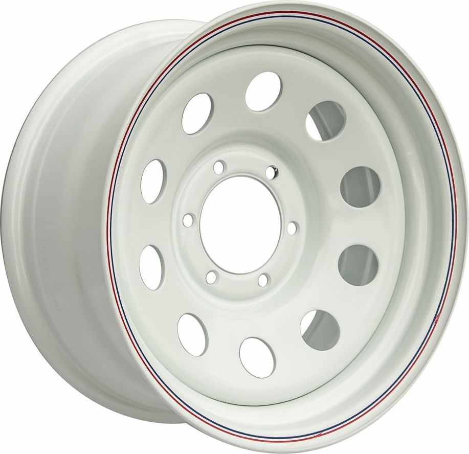 Колёсный диск OFF-ROAD Wheels усиленный стальной белый 6x139,7 8xR16 d110 ET+10 для Isuzu D-Max 2003-2019. Артикул 1680-63910WH+10