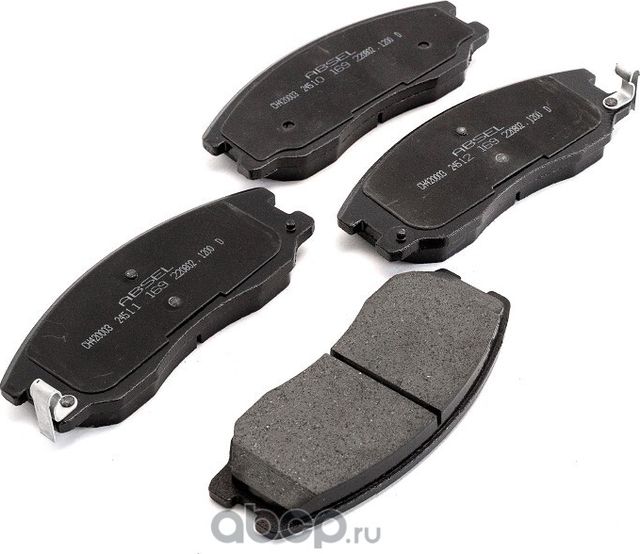 Колодки тормозные передние (Absel). Артикул CH420003