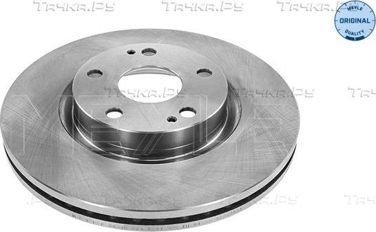 Тормозной диск Meyle Original передний для Toyota Corolla E140, E150 2006-2014. Артикул 30-15 521 0081