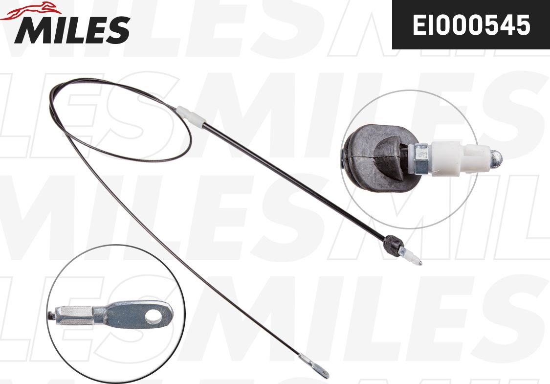Трос ручника (тросик ручного тормоза) Miles. Артикул EI000545