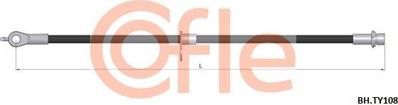 Тормозной шланг Cofle. Артикул 92.BH.TY108