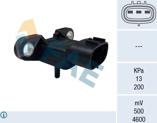 Датчик абсолютного давления (ДАД, MAP) FAE. Артикул 15154