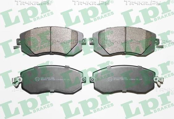 Тормозные колодки LPR. Артикул 05P1729