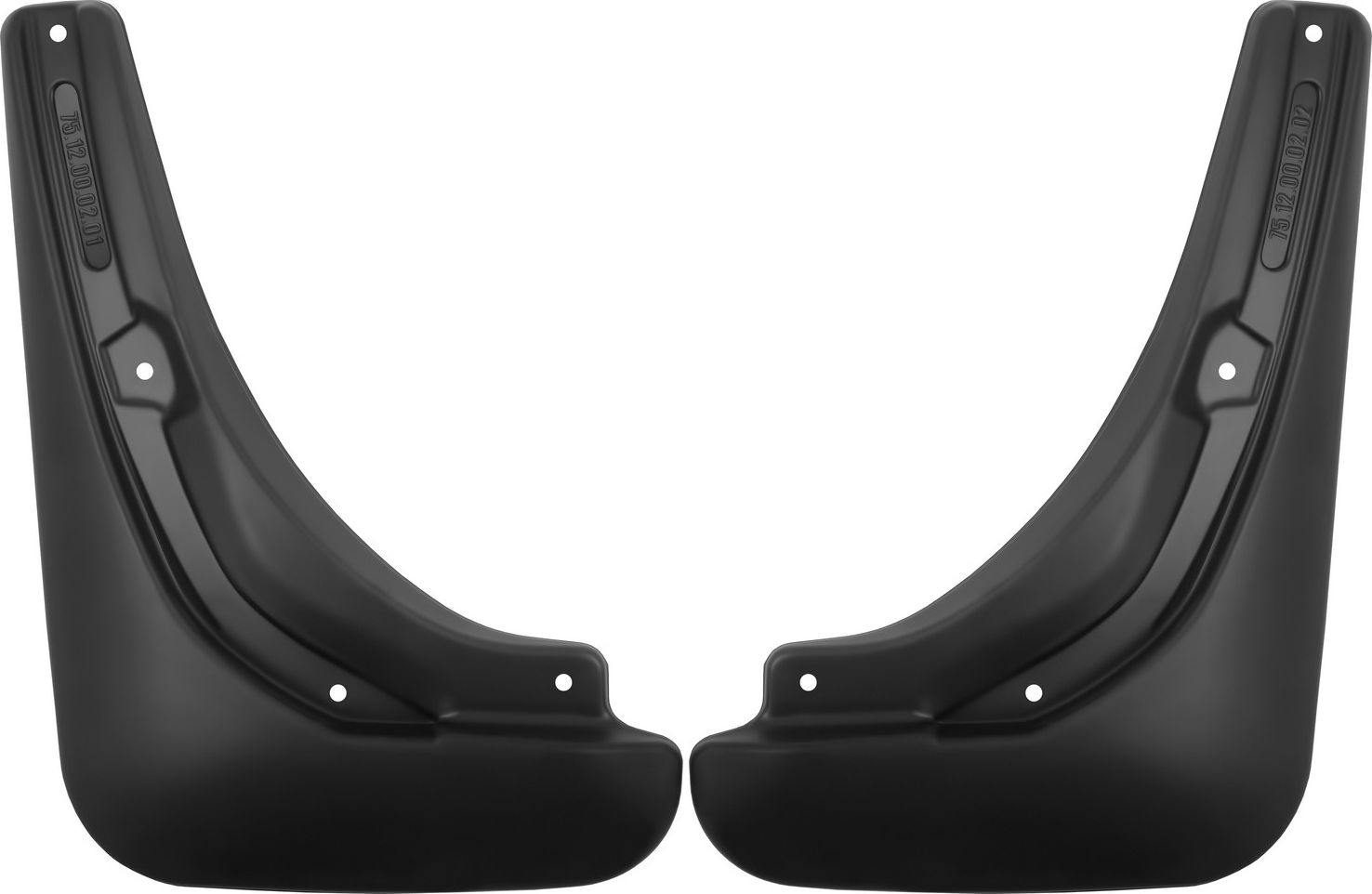 Брызговики Frosch (в пакете) задняя пара для Geely Atlas I 2018-2021. Артикул NLF.75.14.E13