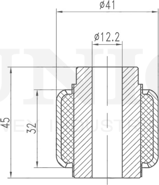 Сайлентблок рычага подвески (Unio). Артикул RMP-20098