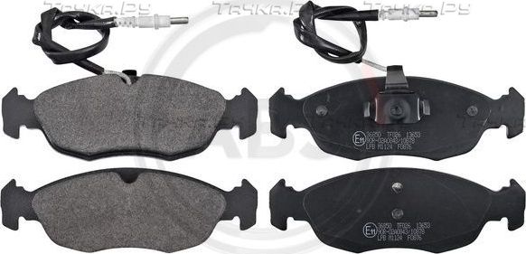 Тормозные колодки ABS передние для Peugeot 106 I 1996-2004. Артикул 36850