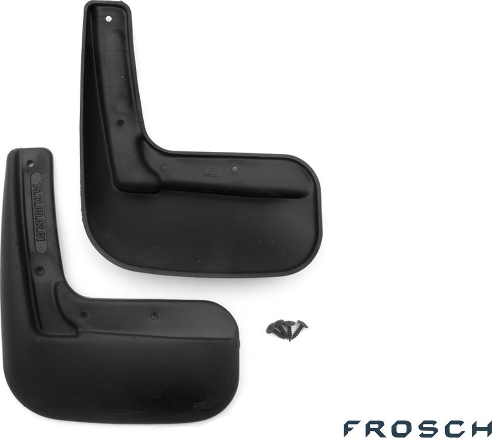 Брызговики Frosch (в пакете) задняя пара для Geely GC6 седан 2014-2026. Артикул NLF.75.12.E10