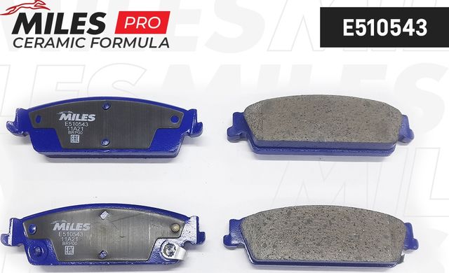 Тормозные колодки Miles задние для Cadillac Escalade IV 2014-2026. Артикул E510543