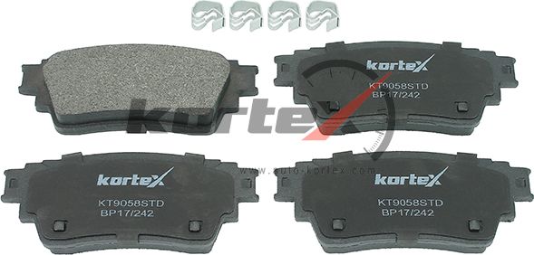 Колодки тормозные MITSUBISHI Outlander (GF) (12-) задние (4шт.) KORTEX. Артикул KT9058STD