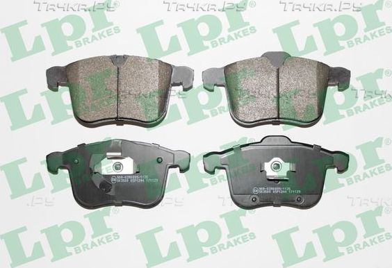 Тормозные колодки LPR передние для Opel Signum I 2003-2008. Артикул 05P1244
