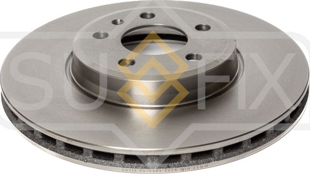 Диск тормозной передний правый/левый AUDI A4/A5 (Sufix). Артикул FX1121