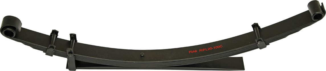 Рессора задняя РИФ для Mitsubishi L200 III 1996-2006, постоянная нагрузка +300 кг к ПСМ, лифт 45 мм. Артикул RIFL20-100C