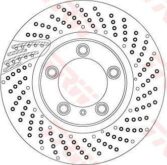Тормозной диск TRW TRW SINGLE. Артикул DF6541S
