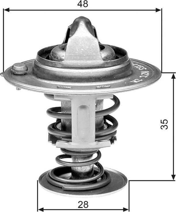 Термостат Gates для Hyundai i10 I 2008-2013. Артикул TH30082G1
