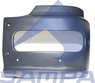Бампер Sampa левый для Mercedes-Benz Atego 2 2004-2013. Артикул 1810 0010