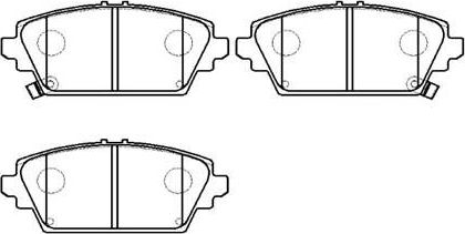 Тормозные колодки HSB. Артикул HP9235