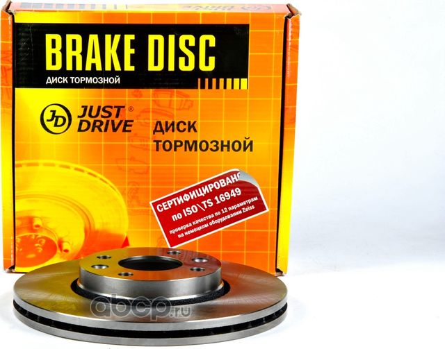 Диск тормозной передний DF4364 (260x22) 4 отв (Just Drive). Артикул JBD0021