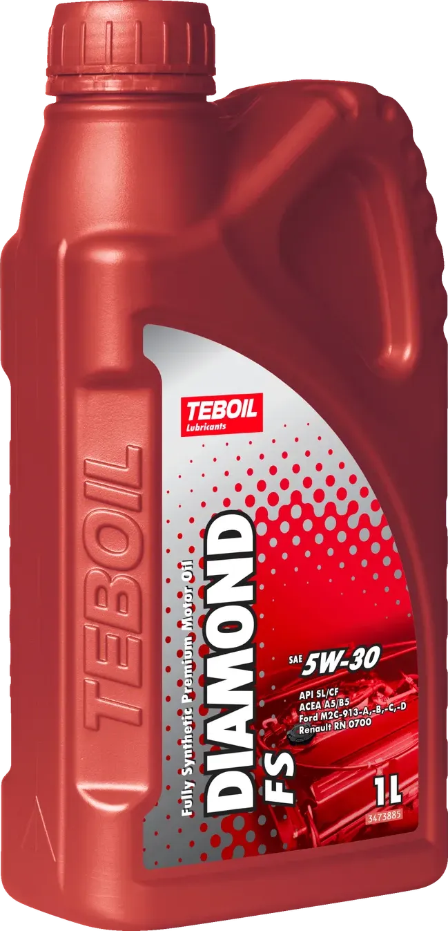 5W-30 Diamond FS 1л (синт. мотор. масло) (Teboil). Артикул 3468593