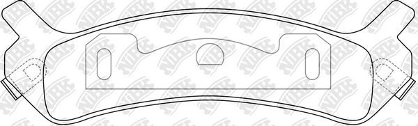 Тормозные колодки NiBK. Артикул PN0959