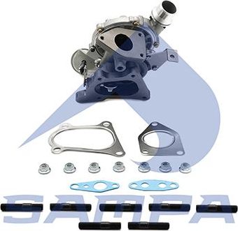 Турбина (турбокомпрессор) Sampa. Артикул 076.286