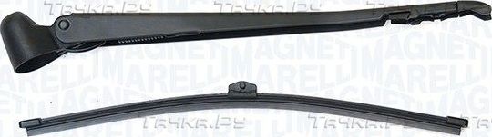 Поводок (рычаг) и щетка стеклоочистителя (дворника) Magneti Marelli задний для BMW 1 I (E81/E82/E87/E88) 2004-2012. Артикул 000723180218