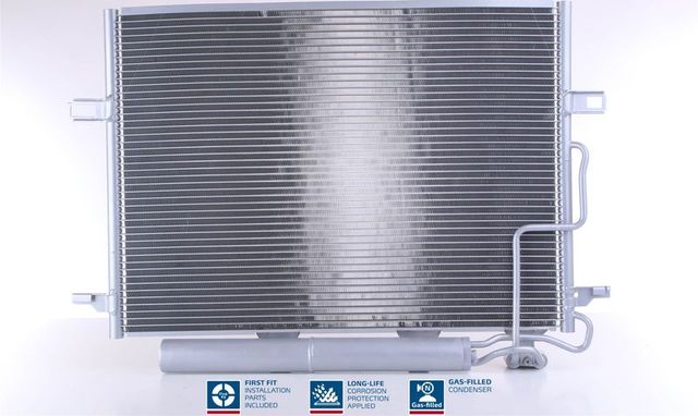 Радиатор кондиционера (конденсатор) Nissens (алюминий) для Mercedes-Benz CLS I (C219) 2004-2010. Артикул 94614